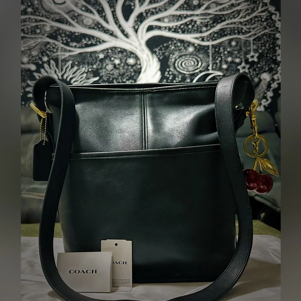 Rare Vintage Coach soho shoulder Bag 1996 soft Leather crossbody purse - Picture 6 of 16